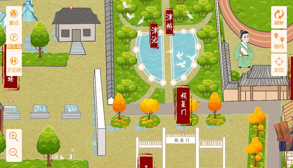 商洛手绘地图景区语音讲解导览系统：智慧景区建设的基石